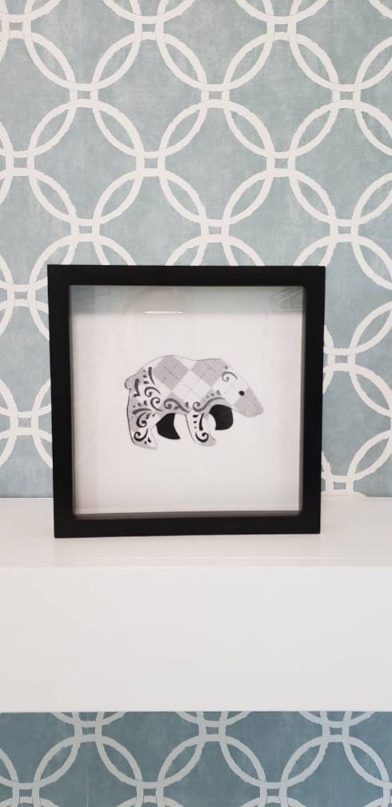 Baby Shower Gift Nursery Picture Bear Baby Gift Baby Boy Etsy