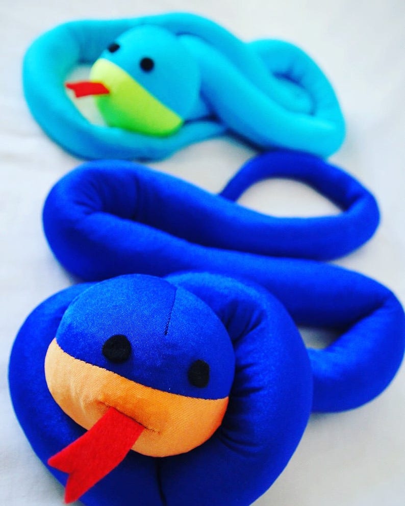 Weighted toy Weighted snake Autism toy Sensory toy | Etsy