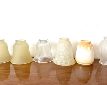 Vintage Glass Shades Vintage Glass Shades, Vintage Glass Globe Lamp Shades