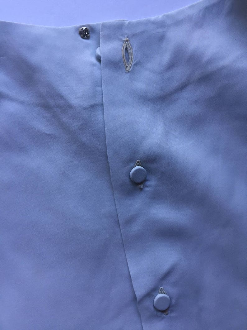 Vintage Eyelet Blouse With Back Button Details