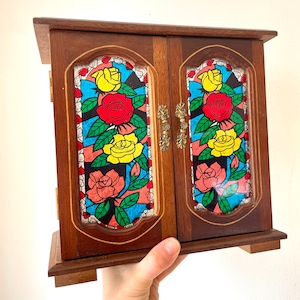 Vintage Floral Jewelry Box