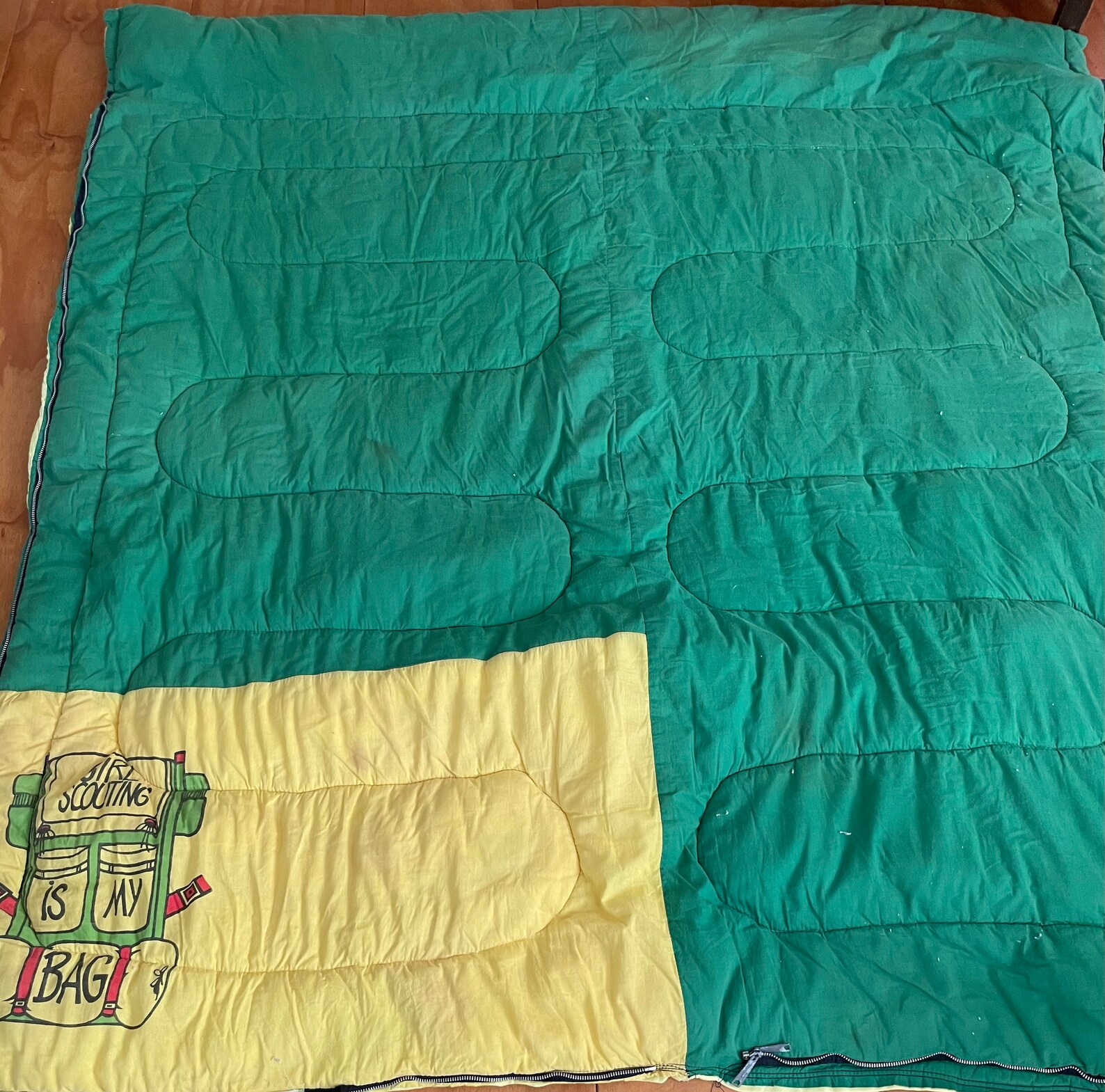Vintage Girl Scout Sleeping Bag Etsy