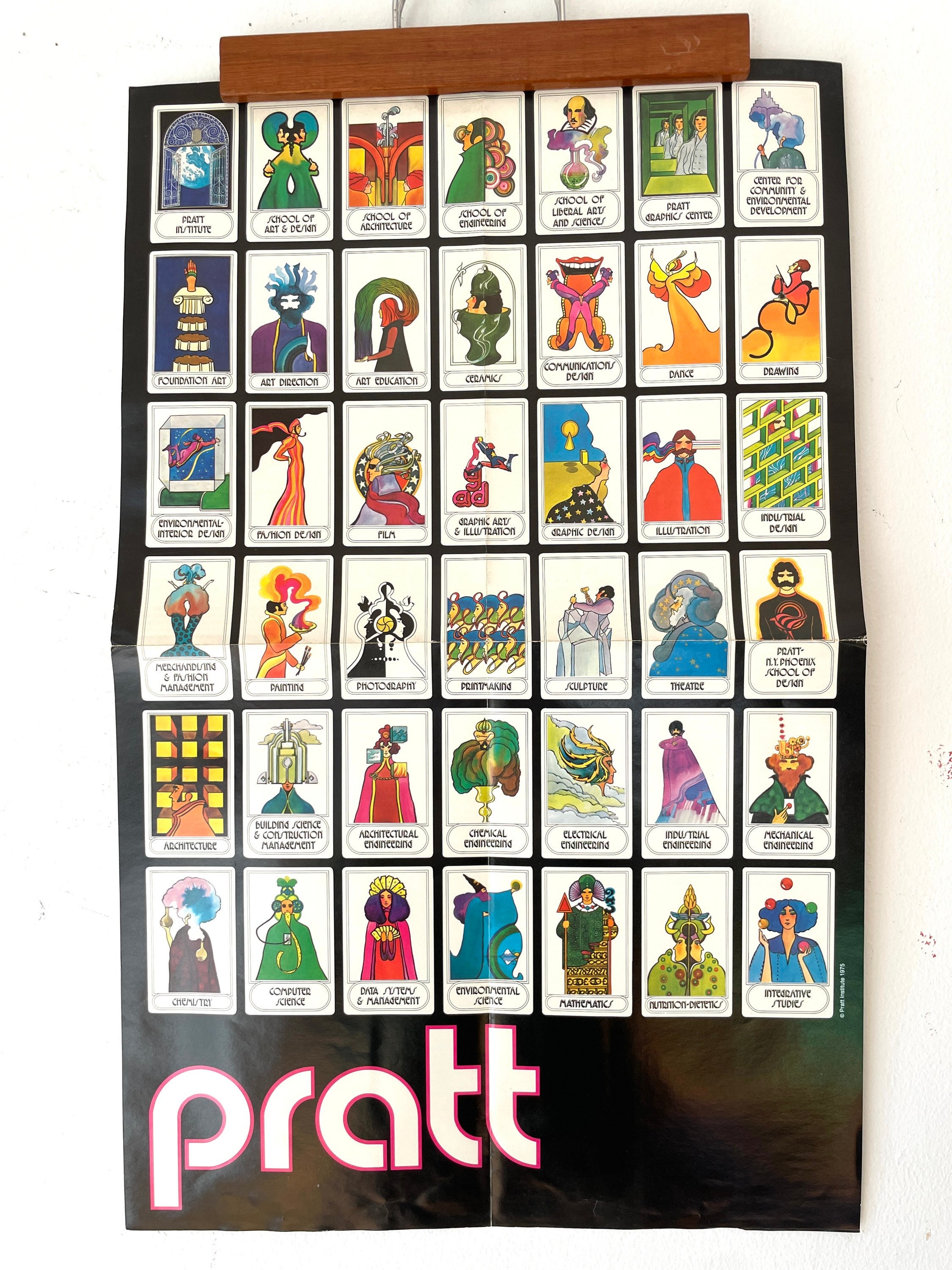 Rare Vintage Pratt Institute Poster - Etsy