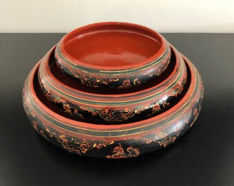 Burmese Lacquerware Etsy Burmese Lacquerware Etsy