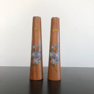 Vintage,Salt And Pepper Shakers, Retro Kitchen,Wooden Salt And Pepper Shakers,Retro Home,Retro Salt And Pepper Shakers