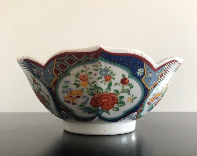 Vintagejapanese Lotus Bowlimari Bowljapanese Bowllotus Etsy