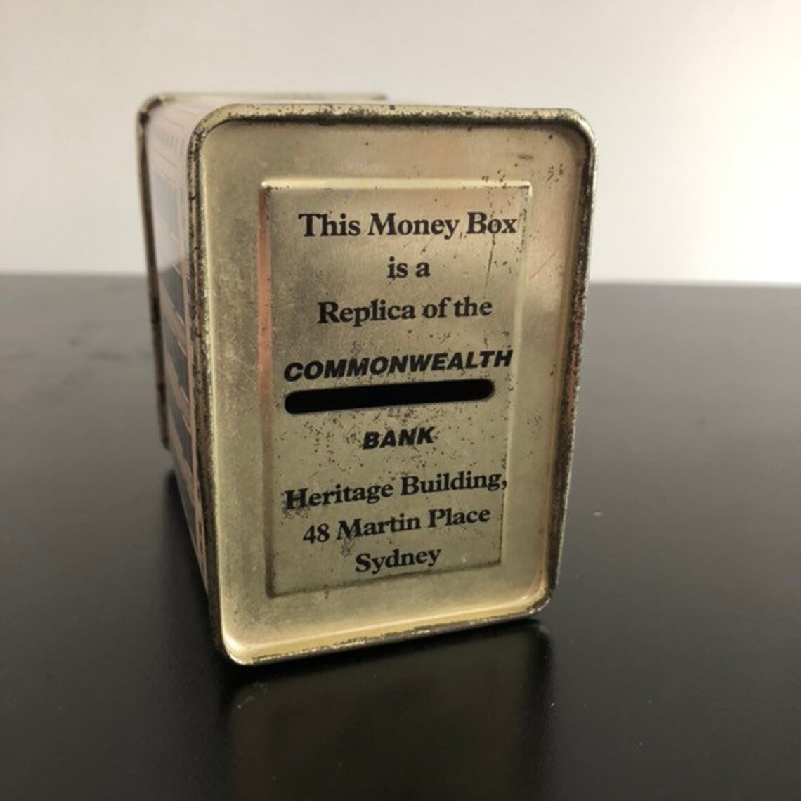 Bank Money BoxBuilding TinMoney Etsy