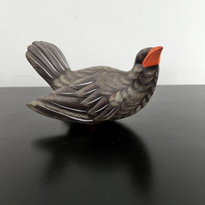 Vintage,Wooden Duck,Hand Carved Wooden Duck,Hand Painted Duck,Home Decor,Bird Figurine,Duck Figurine