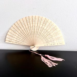 Vintage,Celluloid Folding Fan,Hand Fan,Victorian Fan,Gift,Vintage Fan,Ivory Fan,Folding Fan,Oriental Decor