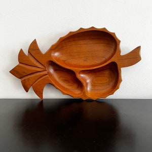 Vintage,Pineapple Platter,Wooden Pineapple Bowl,Snack Bowl,Wooden Bowl,Retro Decor,Trinket Bowl,Wooden Decor
