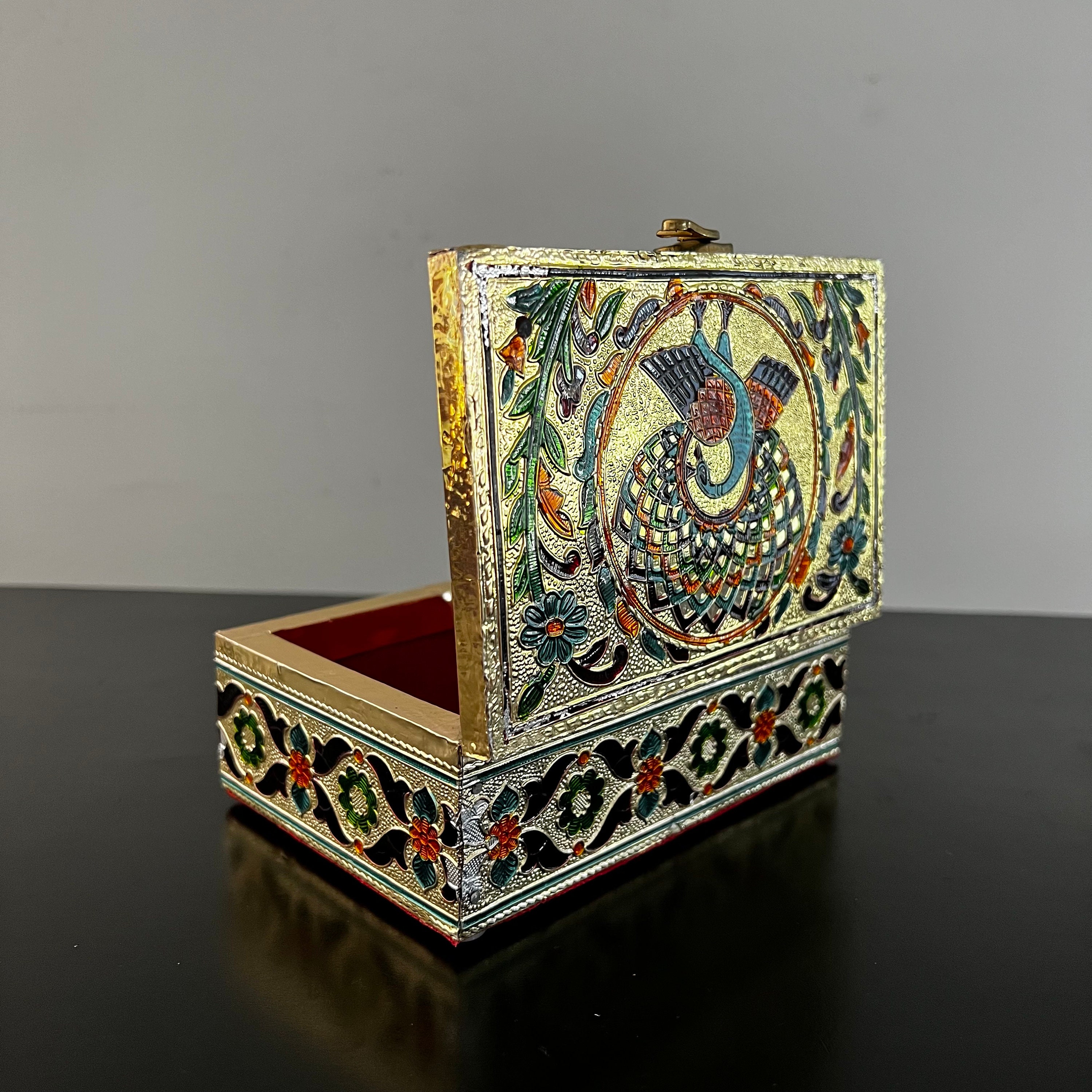 Vintage,Meenakari Box,Indian Box,Jewelry Box,Indian Decor Vintage,Meenakari Box,Indian Box,Jewelry Box,Indian Decor