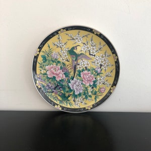Vintage,Japanese Plate,Oriental Decor,Plate,Asian Interiors,Asian Decor,Chinoiserie Decor,Peacock Plate