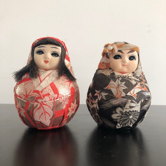 ヴィンテージ着物生地だるま人形、日本の結婚祝い - Etsy 日本