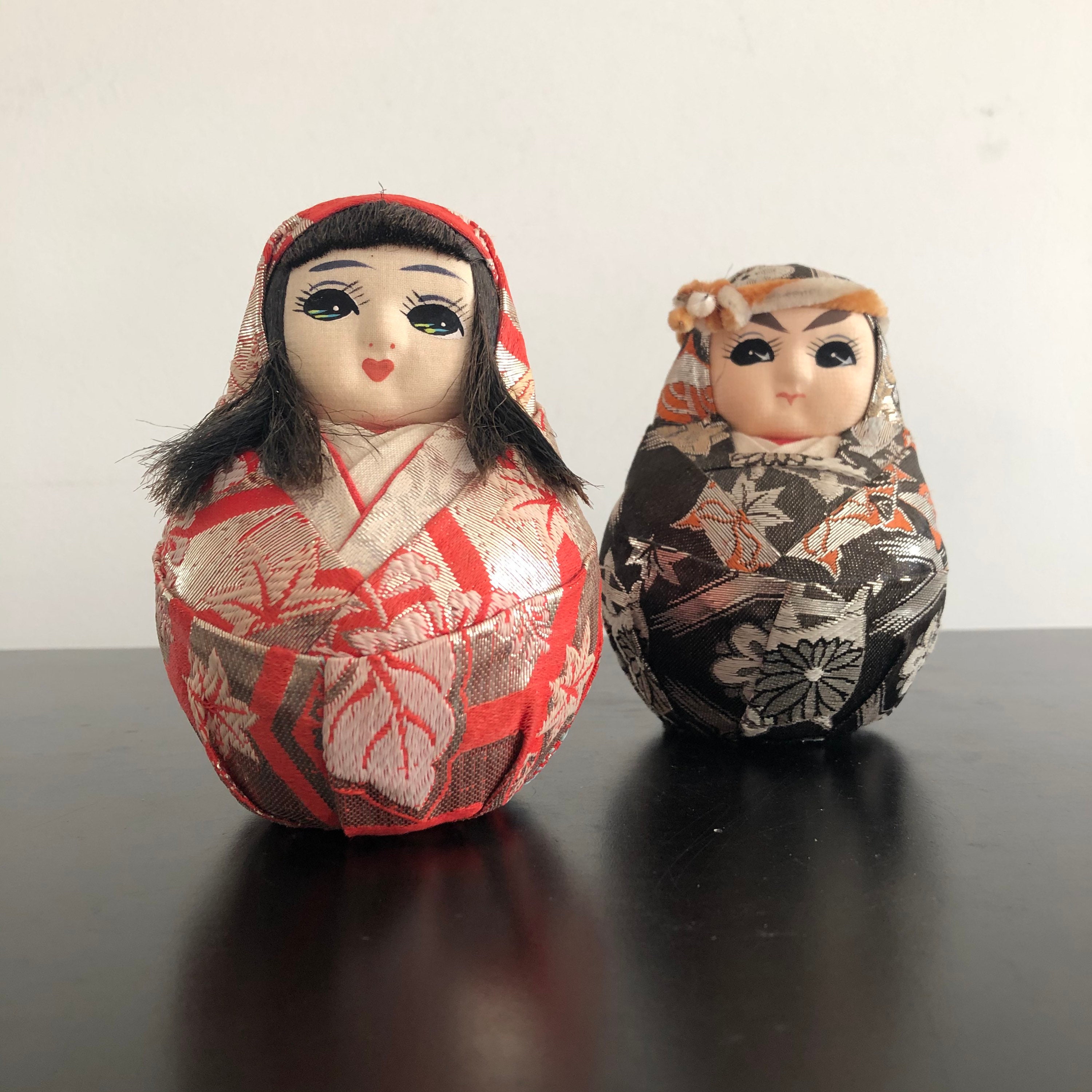 ヴィンテージ着物生地だるま人形、日本の結婚祝い - Etsy 日本