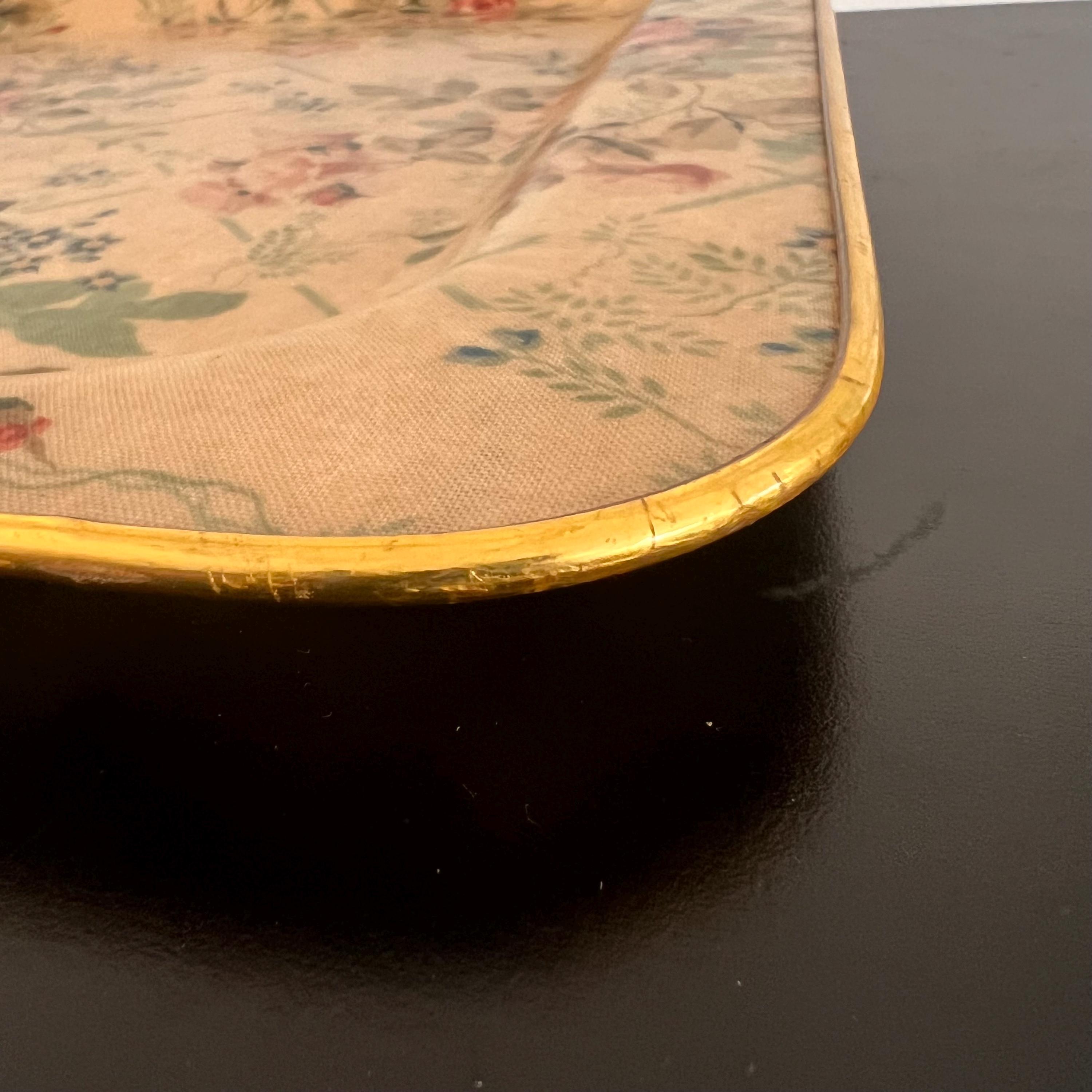 Vintage Floral Fiberglass Serving Tray - Arnold Designs, England