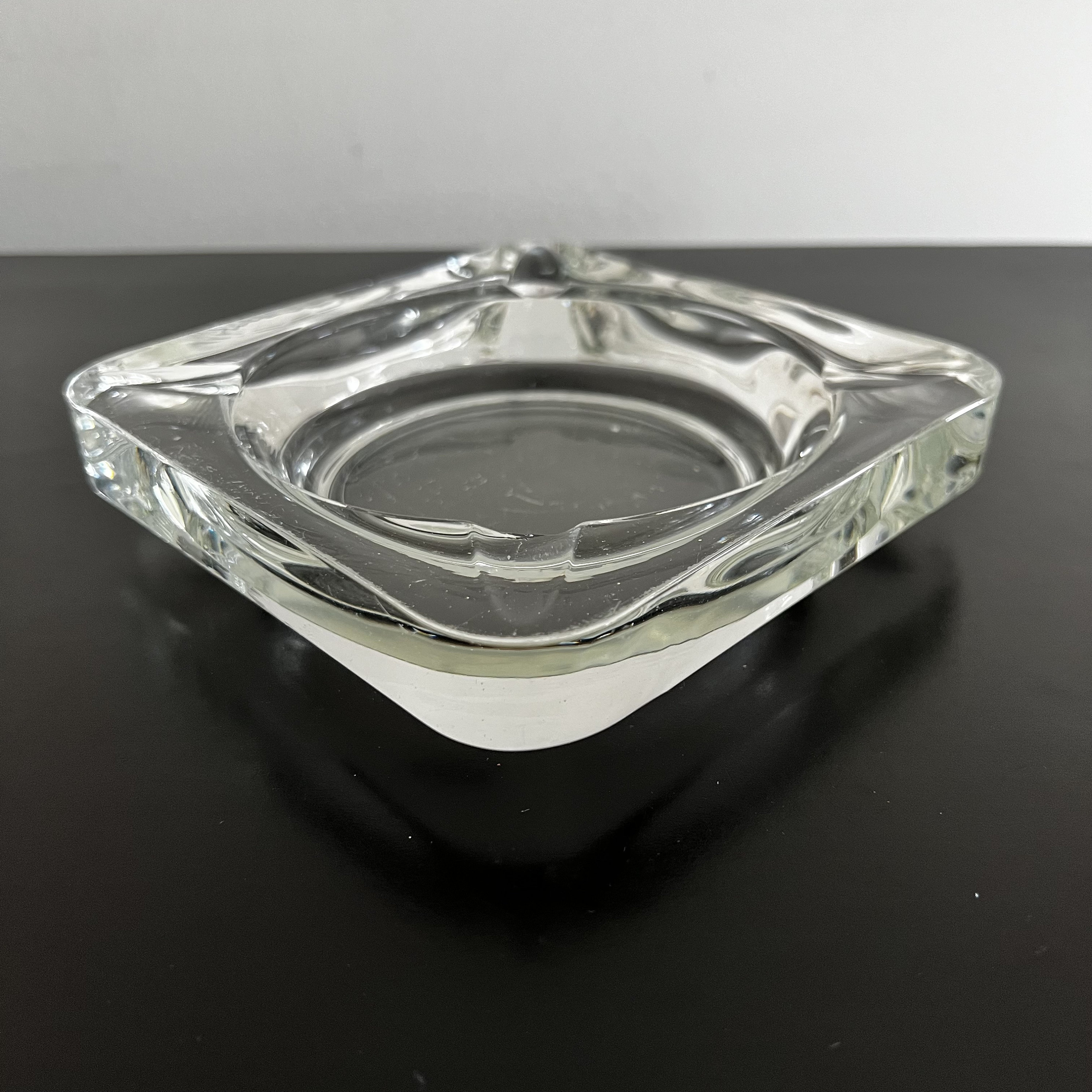 【新品未使用】 灰皿 ローラー中 ガラス クリア 昭和レトロ ビンテージ 30個 東洋佐々木ガラス - 昭和レトロ 灰皿 TOYO GLASS の通販 by