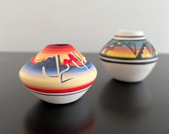 ヴィンテージ スタジオアート ターコイズ ストーンウェア ネイティブ