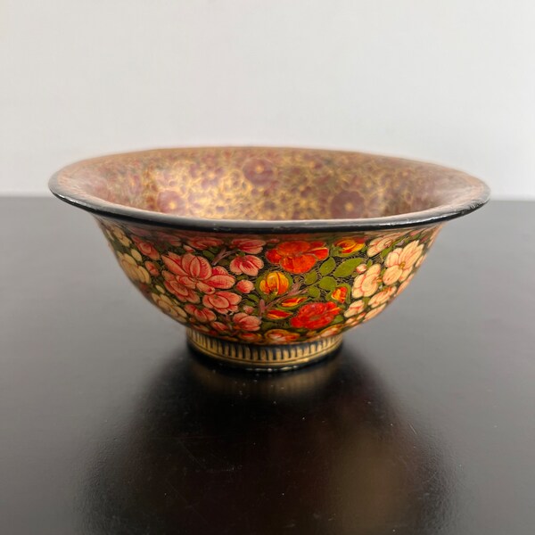 Paper Mache Bowl Etsy