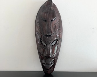 Vintage,African Wooden Mask,Wall Mask,African Mask,African Decor,African Interiors,Tribal Mask,African Carving,Mask,Wooden Carving