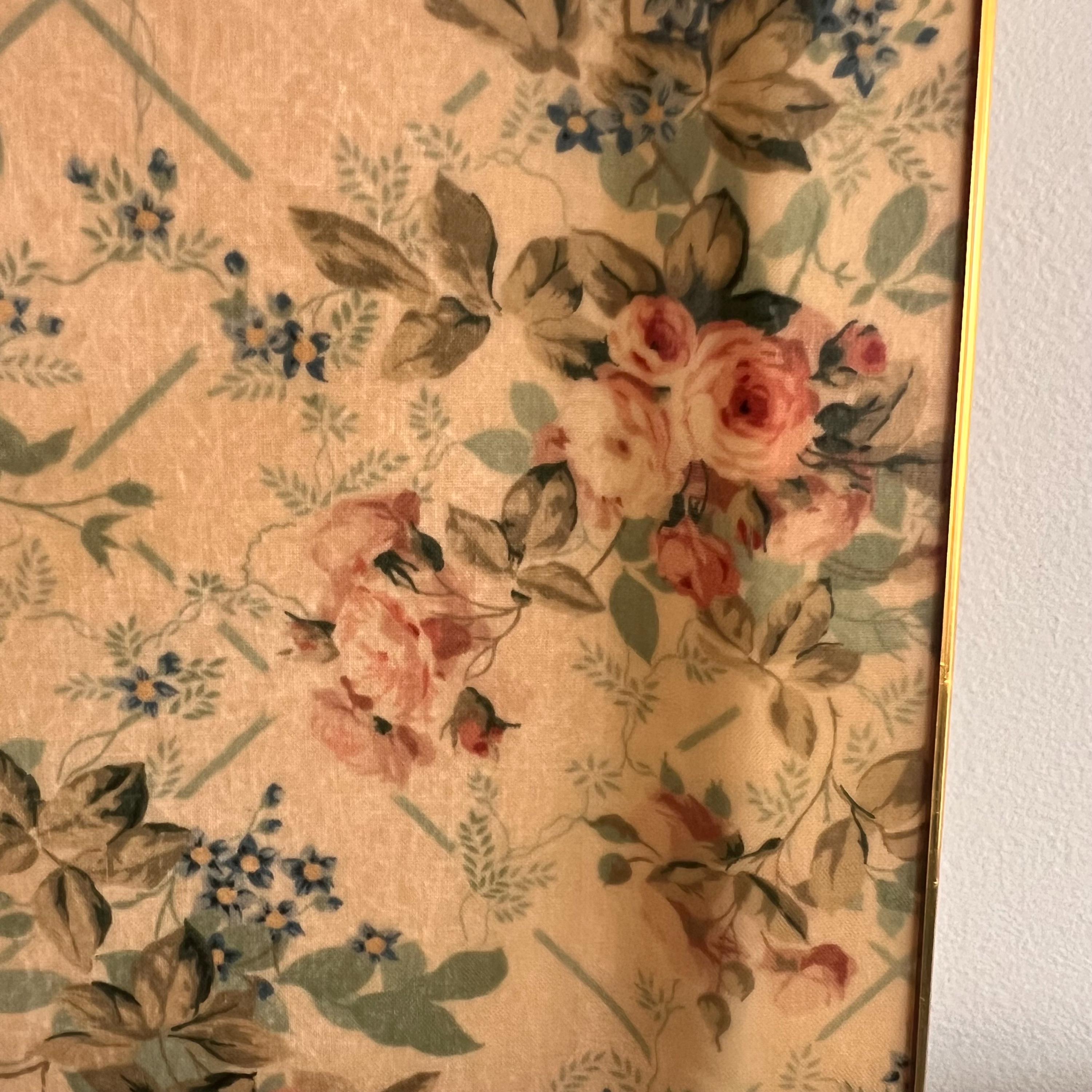 Vintage Floral Fiberglass Serving Tray - Arnold Designs, England