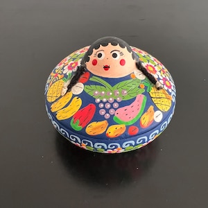 Vintage,Mexican Trinket Box,Mexican Folk Art,Dresser Box,Boho Decor,Bohemian Interior s,Boho Gift,Jewelry Box,Mexican Decor,Mexican Interior