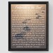 Footprints in the Sand Poem | Framed Wood Canvas Print | Beach Decor ...