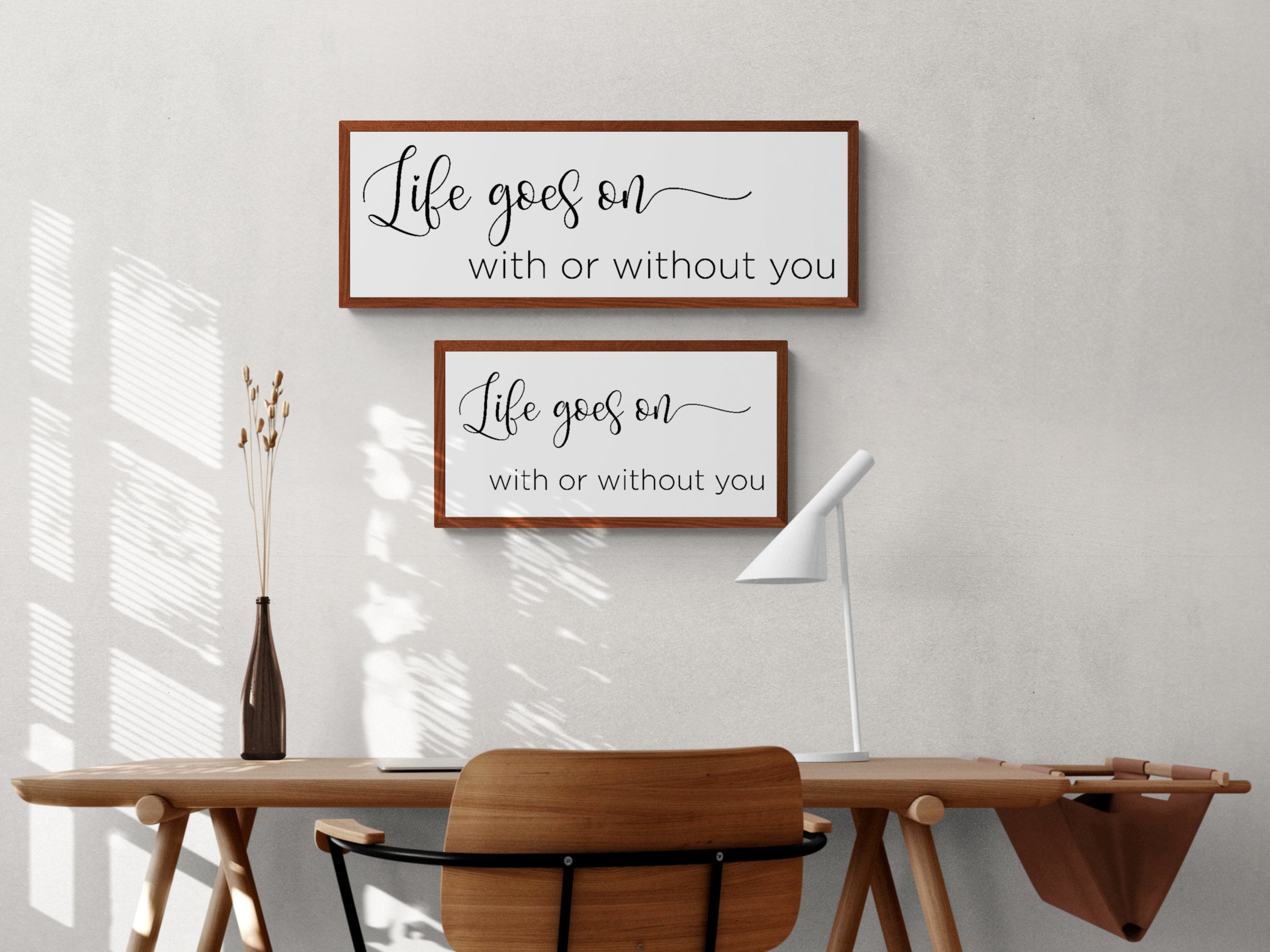 Life Goes on Canvas Print | Inspirational Wall Art - Etsy