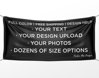 Custom Vinyl Banner: Full Color Personalized Design