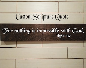 Personalized Bible Sign, Custom Bible Sign, Scripture Wood Sign, Bible Verse Sign, Christian Wood Sign, Christian Wall Art