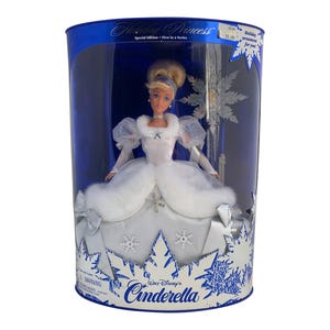 1996 Holiday Princess Cinderella Doll - Special Edition, First in Series Mattel #16090 NIB
