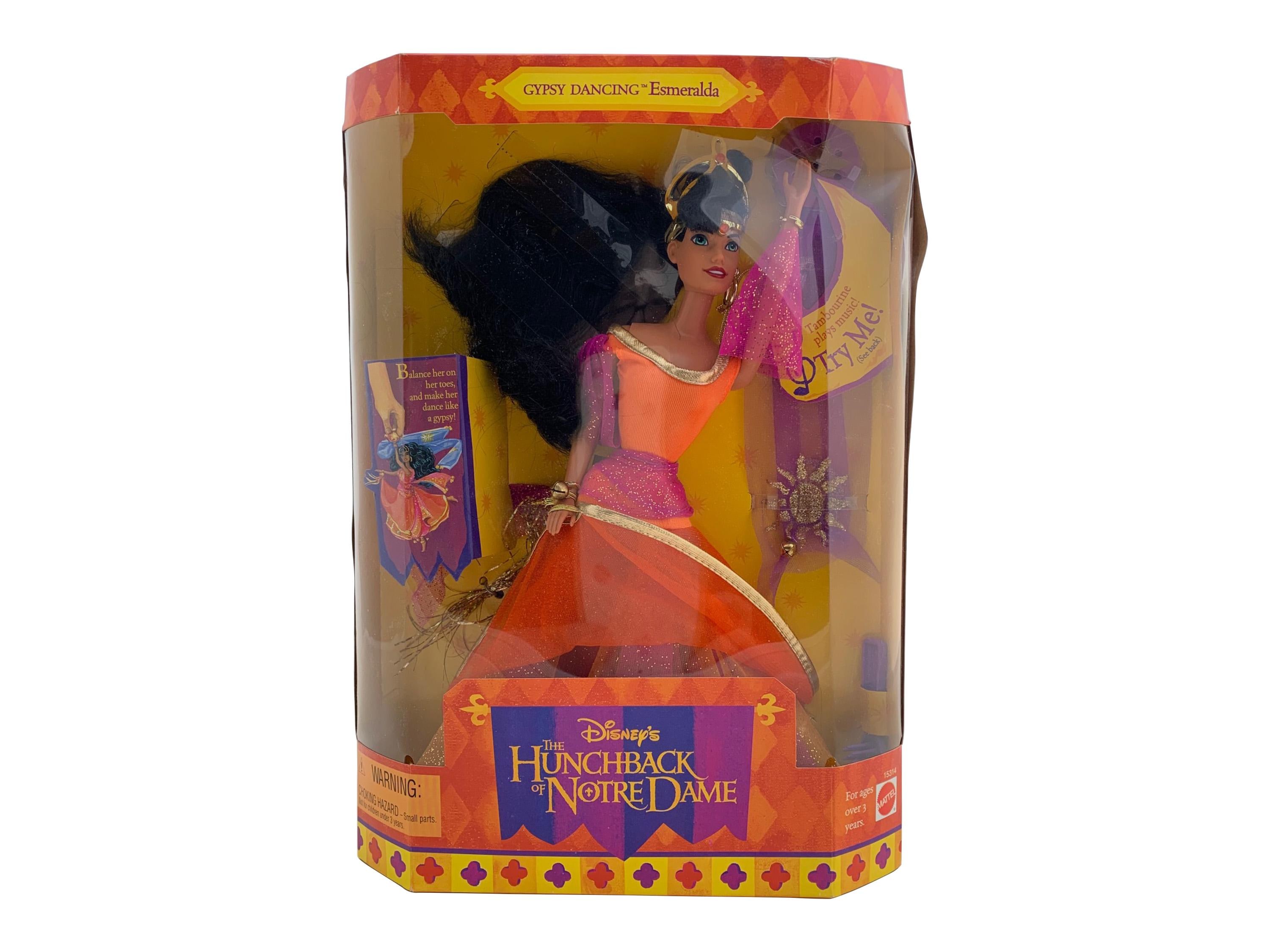1995 Gypsy Dancing Esmeralda Doll Disney's the Hunchback of