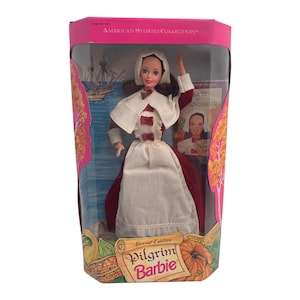 1994 Mattel Pilgrim Barbie Doll American Stories Collection Special Edition #12577 Vintage