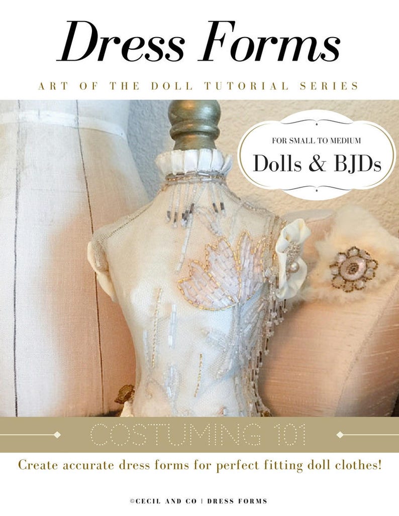 Doll Dress Forms PDF Tutorial Etsy