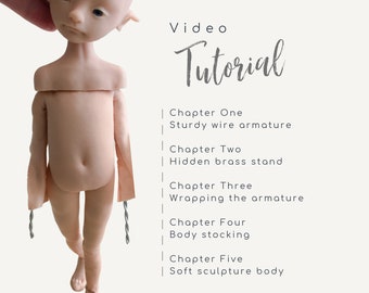 Art Doll Armature & Soft Body Video Tutorial