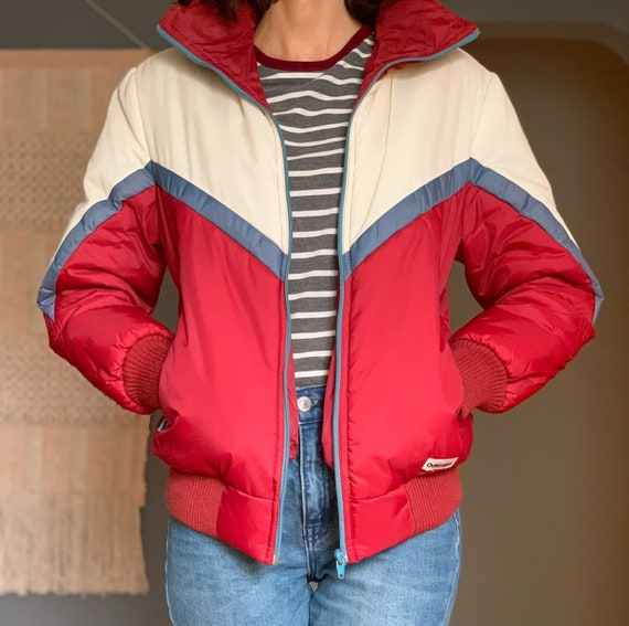 Retro 1980s Puffer Jacket