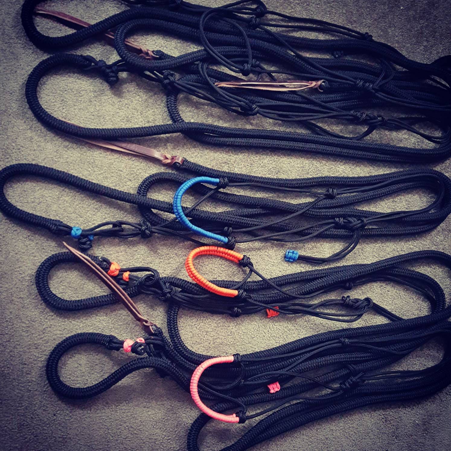 Downloadable instructions for tying a rope halter Etsy