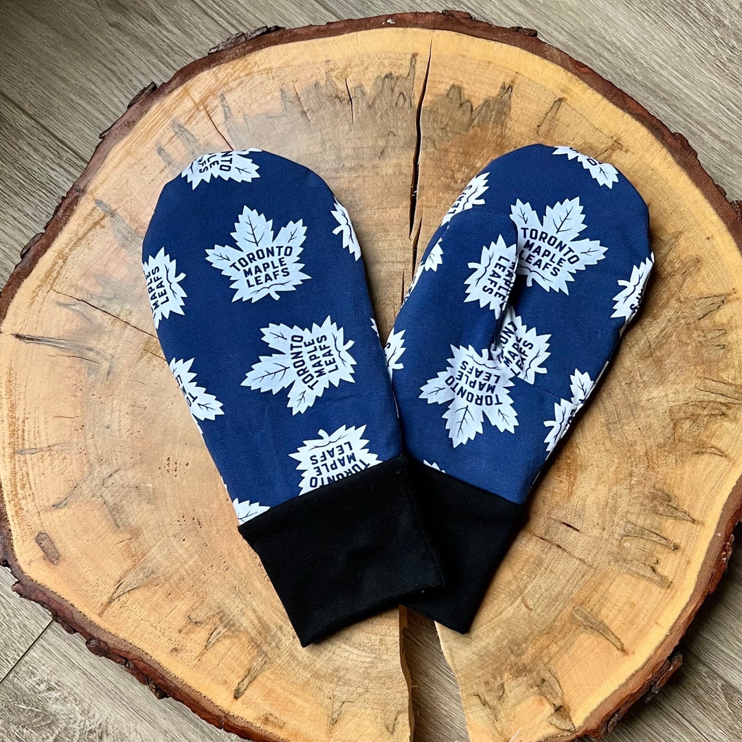 Toronto Maple Leafs Handmade Mittens Teachers Gifts Etsy