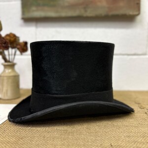 Antique Black Top Hat image 4