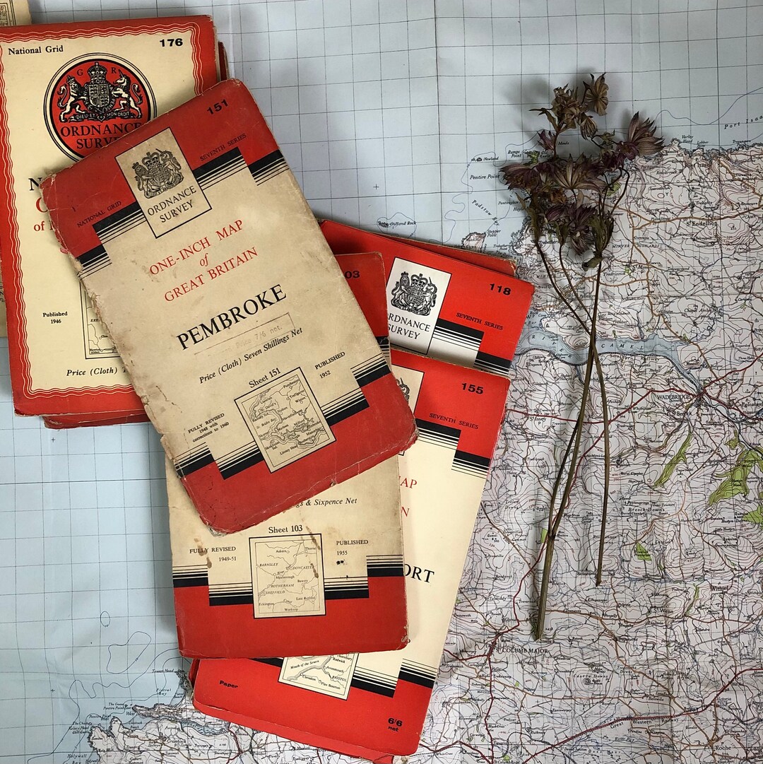 National Grid ordinance survey 1 inch Maps - Etsy Österreich