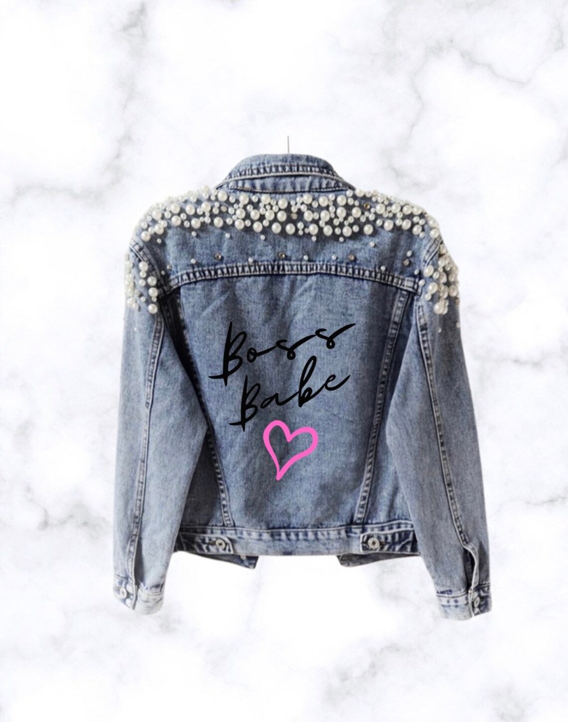 Boss Babe chaqueta de mezclilla personalizada | Etsy