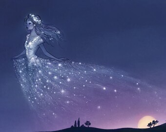 Spreading Stars Art Large Print