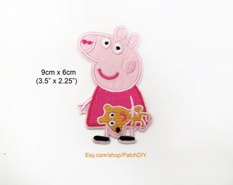 peppa pig 20in talking plush red dress