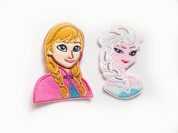 Parches de lote Frozen Anna Elsa termocolante bordado | Etsy España