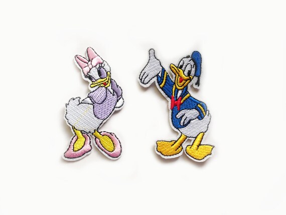 Disney DAISY Embroidered Iron On// Sew On Applique Patch
