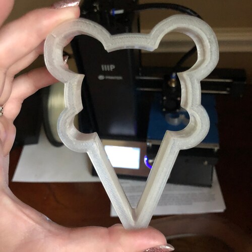 Mickey Mouse Ice Cream Cookie Cutter/ Summer Cookie/ 3D Etsy