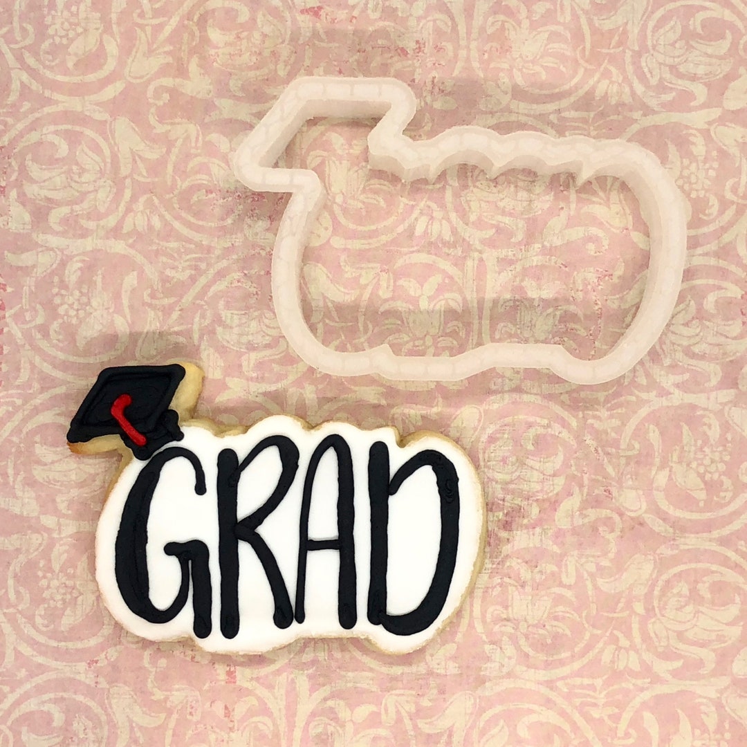 Graduation Grad Cookie Cutter With Grad Cap/ Graduation 2018/ - Etsy