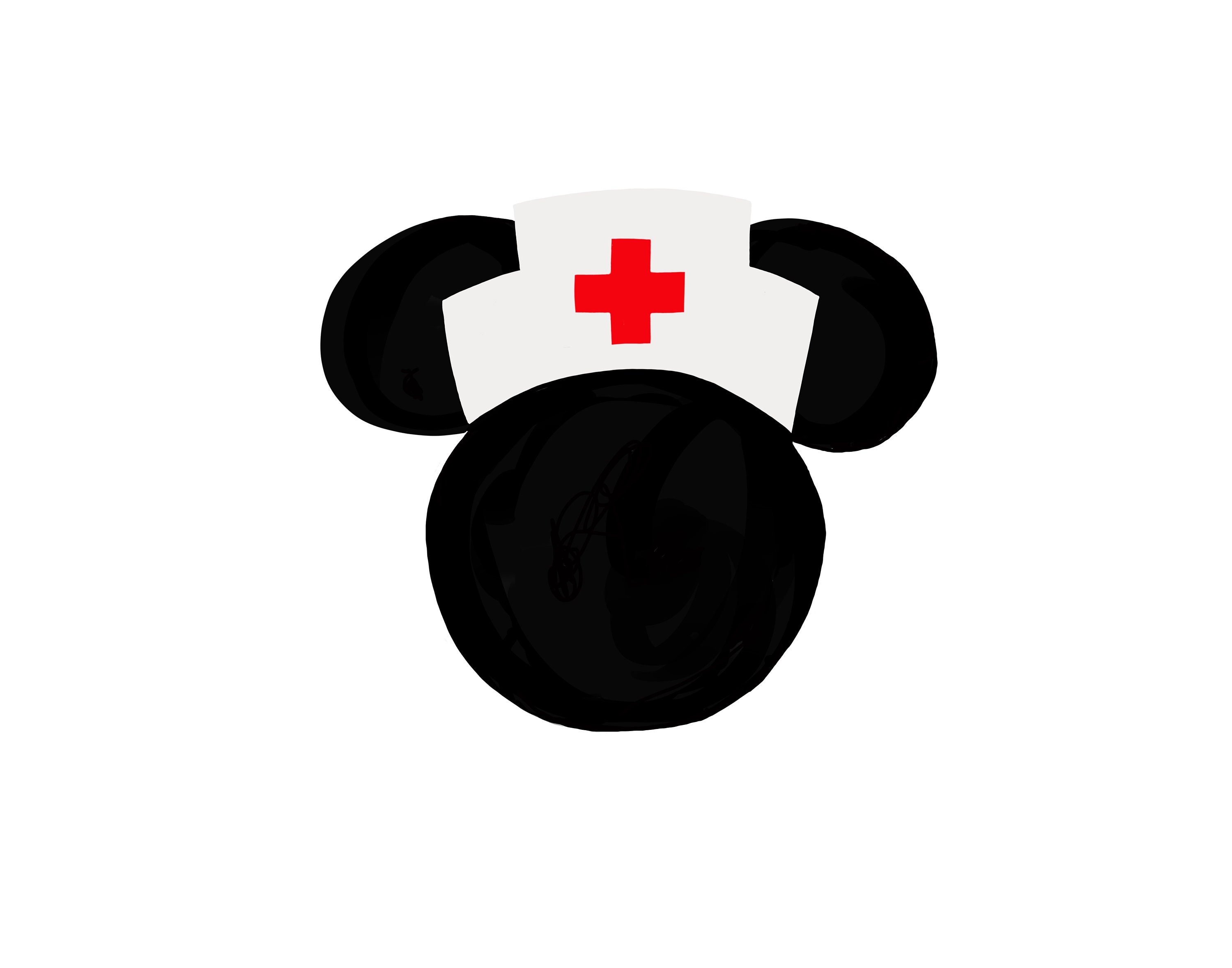 Nurse Minnie/Mickey Nurse Appreciation Disney Inspired 3D Etsy