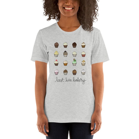 Cupcake Grid Short-sleeve Unisex T-shirt - Etsy