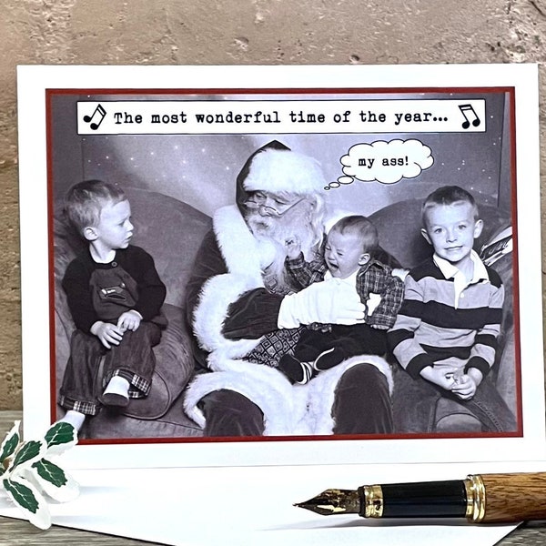 Funny Christmas Card, Bulk Card Price Options, The Most Wonderful Time of the Year