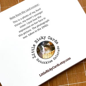 Funny Anniversary or Wedding Card, Marriage Let's You Annoy, Vintage Photo Card image 5